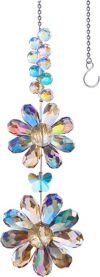 PEDOBO Crystal Flower Suncatcher Rainbow Maker Decor