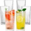 Claplante Crystal Highball Glasses, Set Of 6