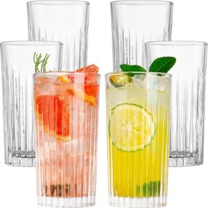 Claplante Crystal Highball Glasses, Set Of 6