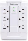 CyberPower CSB600WS Surge Protector, 6 Swivel Outlets
