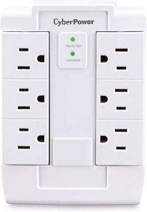 CyberPower CSB600WS Surge Protector, 6 Swivel Outlets