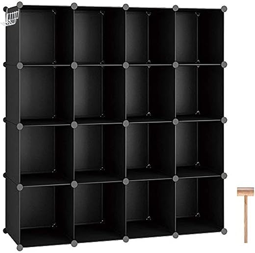 C&AHOME Cube Storage Organizer, 16-Cube Shelves Units