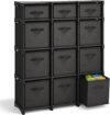 Nestl Cube Storage Organizer – Black, DIY Shelves