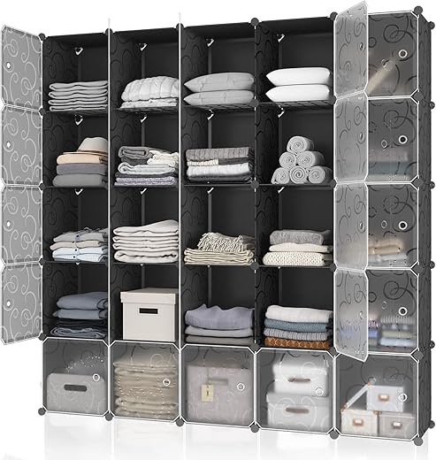 MAGINELS Cube Storage Organizer, Portable Plastic Cabinet