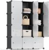 SONGMICS Cube Storage Organizer, Set Of 12 Plastic Cubes