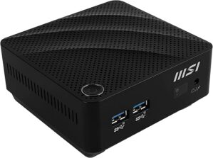 MSI Cubi N Mini PC: Intel Celeron, 4GB RAM, 128GB SSD, JSL-070US