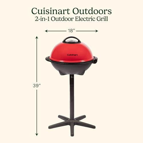Cuisinart CEG-115 Outdoor Electric Grill, 240 Sq. Inch - Image 2