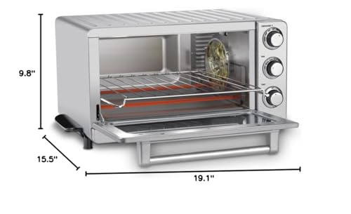 Cuisinart TOB-60N Toaster Oven Broiler Stainless - Image 3
