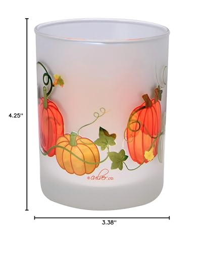 Culver Holiday Decorated Old Fashioned Glasses, 13.5-Ounce - Image 3