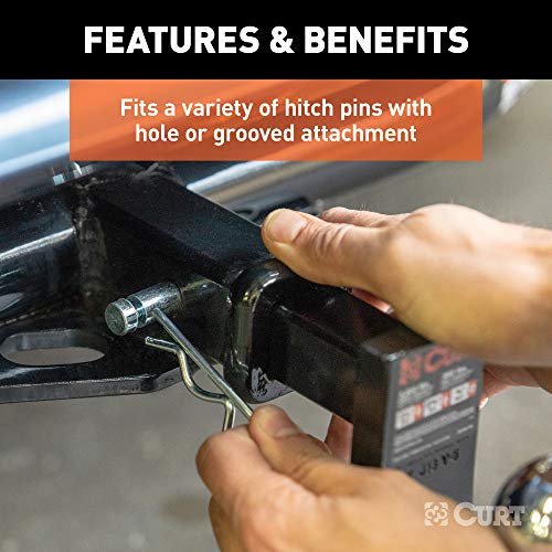 CURT Trailer Hitch Clips, 1/2 Or 5/8-Inch Pins - Image 5