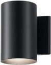 Kichler Cylinders 7″ Outdoor Wall Sconce, 9234BK