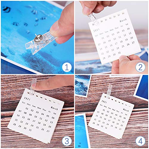 DAGUANZHI Decorative Push Pin Clips, 60 Pcs - Image 3