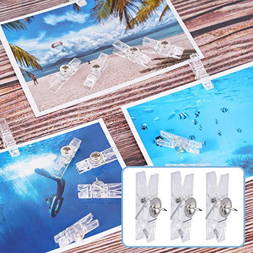 DAGUANZHI Decorative Push Pin Clips, 60 Pcs - Image 5