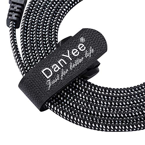 DanYee Cat 8 Nylon Braided Ethernet Cable 10ft - Image 5