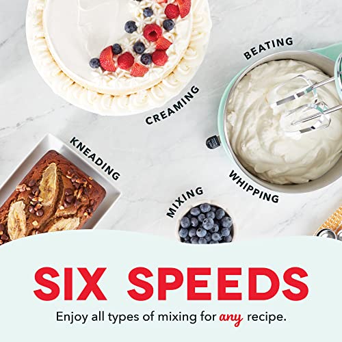 DASH 6 Speed Stand Mixer With Bowl - Image 3