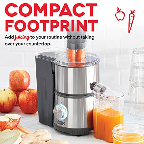 DASH Compact Centrifugal Juicer, 2-Speed, Cool Grey - Image 3