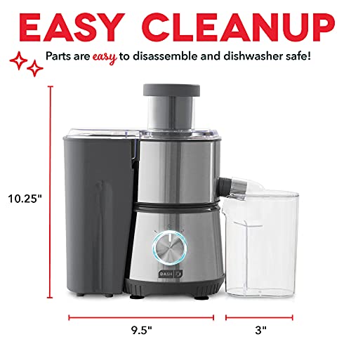 DASH Compact Centrifugal Juicer, 2-Speed, Cool Grey - Image 5
