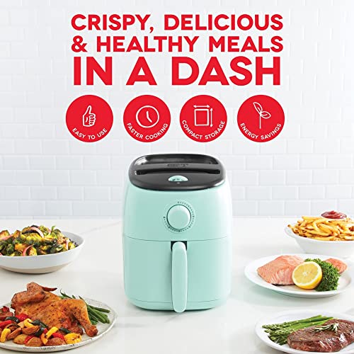 DASH Tasti-Crisp Electric Air Fryer, Aqua - Image 2