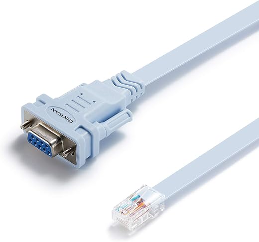 OIKWAN DB9 9PIN To RJ45 Console Cable CAB-CONSOLE-RJ45