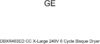 GE DBXR463ED X-Large 240V Bisque Dryer
