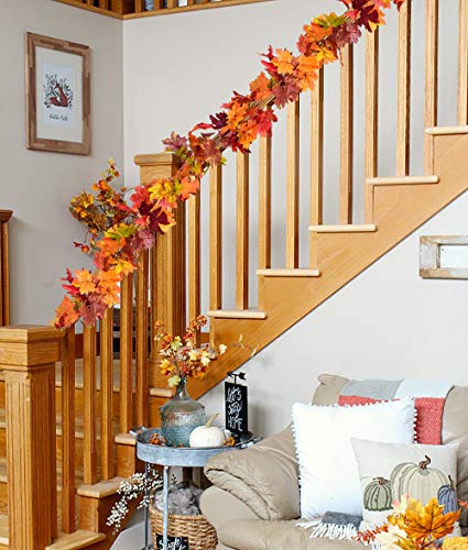 DearHouse 2 Pack Maple Leaf Fall Garland - Image 5