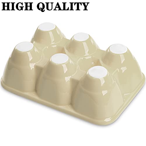 DEAYOU Ceramic Egg Tray 3-Pack, 18 Cups - Image 5
