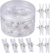 DAGUANZHI Decorative Push Pin Clips, 60 Pcs