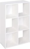 ClosetMaid Decorative Stackable 6 Cube Organizer Bookcase