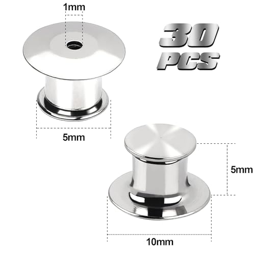 DECYOOL Metal Pin Backs Locking Clasp - Image 2