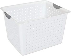 Sterilite Deep & Medium Plastic Storage Bins (6 Pack)