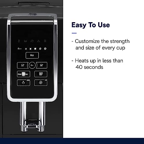 De'Longhi Dinamica Automatic Espresso Machine, Black - Image 3