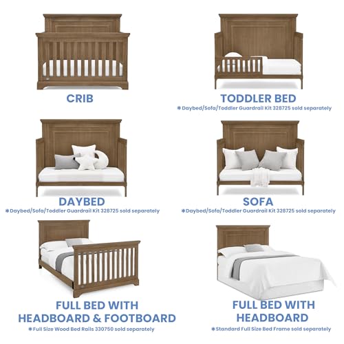Delta Children Simmons Kids Paloma 4-in-1 Convertible Crib - Image 4