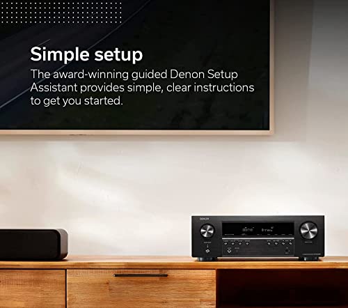 Denon AVR-S570BT 5.2 Channel Receiver With Turntable - Image 5