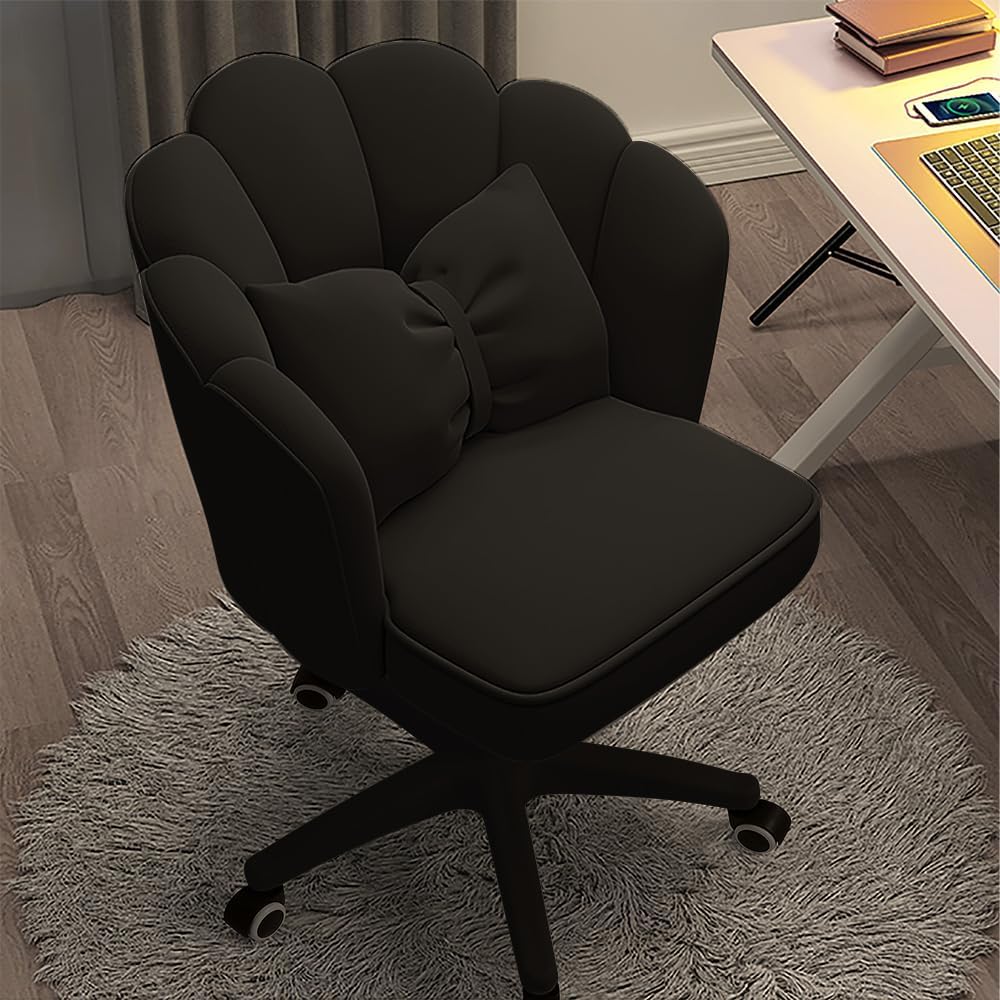 HDHNBA Desk Butterfly Mid-Back Upholstered Chair