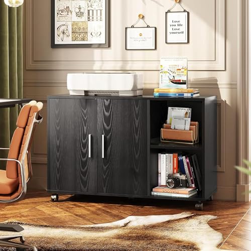 DEVAISE Office Storage Cabinet With Doors And Shelves - Image 2