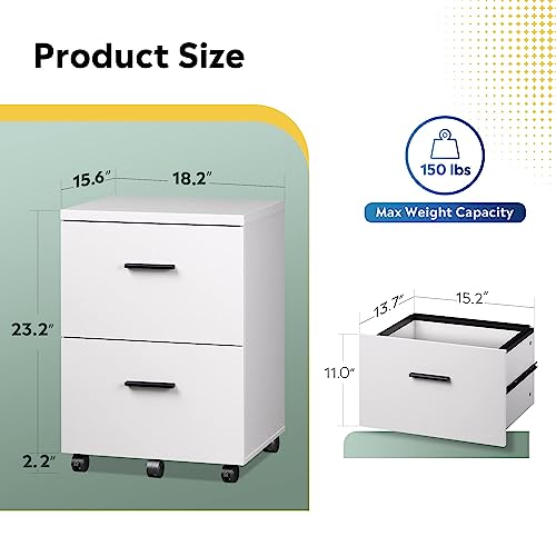 DEVAISE Wood Vertical File Cabinet - Image 3