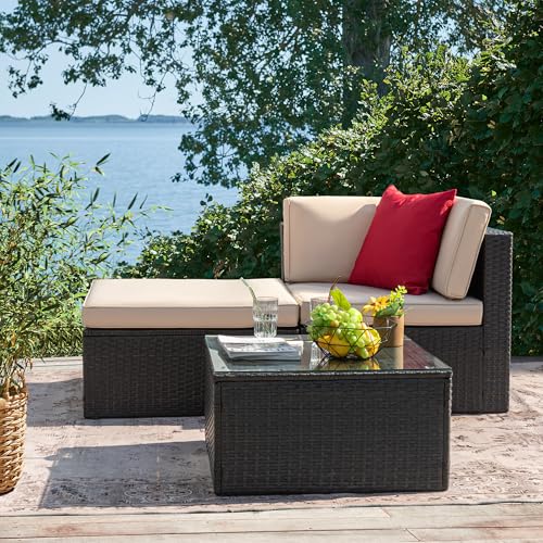 Devoko Patio 3-Piece Outdoor Conversation Set - Image 4