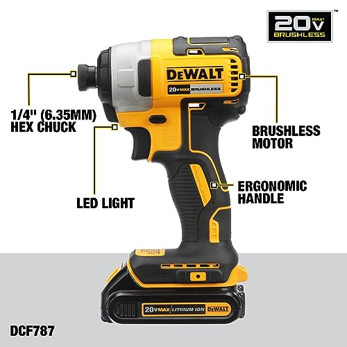 DEWALT 20V MAX Cordless Drill & Impact Driver Combo (DCK277D2) - Image 5