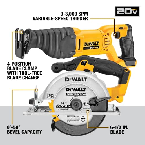 DEWALT 20V MAX Cordless Tool Set DCK1020D2 - Image 3