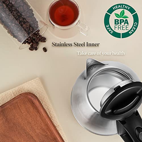 DEZIN Electric Kettle BPA Free 2L Stainless Steel - Image 3