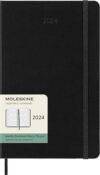 Moleskine DHB12WH3Y24 Weekly Diary, Large, Black