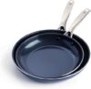 Blue Diamond Diamond Infused Ceramic Nonstick Frying Pan Set