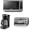 BLACK+DECKER Digital Microwave Oven EM720CB7, Coffee Maker CM1160B