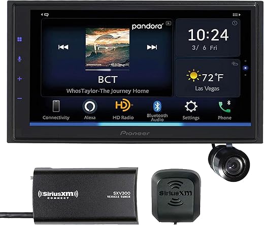 PIONEER Digital Multimedia Receiver Bundle With SXV300V1 Tuner