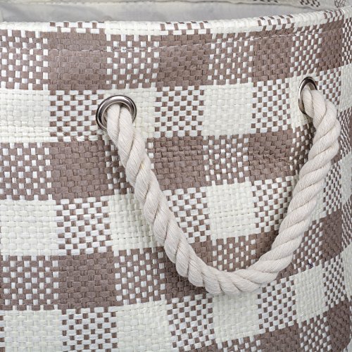 DII Woven Paper Storage Bin, Medium Round - Image 2