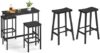 VASAGLE Dining Chairs Set Ebony Ink ULBT218B02