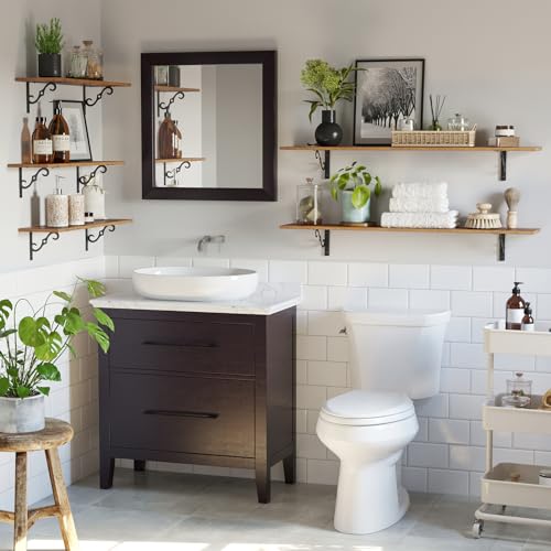 DINZI LVJ 31.5 Inch Large Floating Shelves Set - Image 5