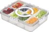 HAIXIN HOME Divided Serving Tray With Lid