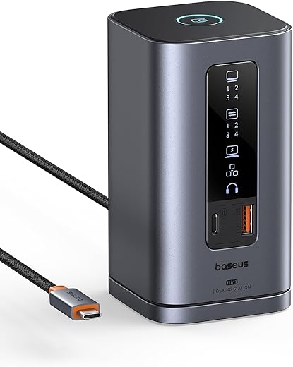 Baseus Docking Station, 11 In 1, Triple Display