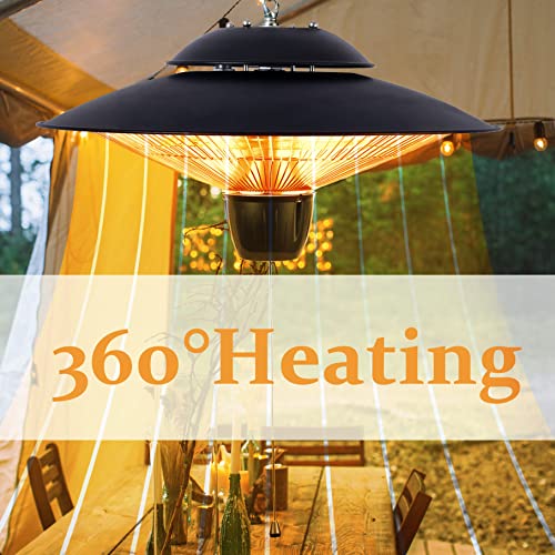 DONYER POWER 1500W Electrical Ceiling Patio Heater - Image 3